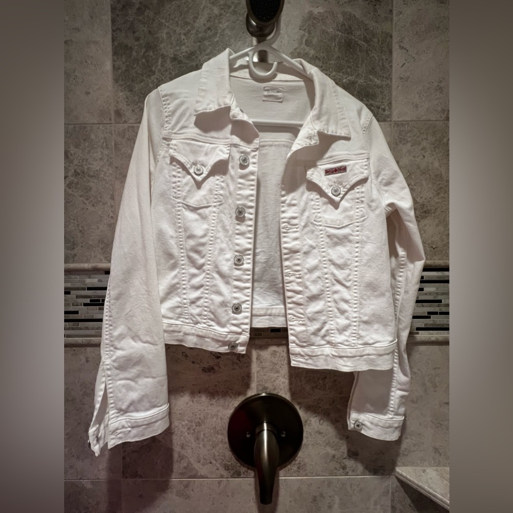 Hudson Jeans White Denim Jacket